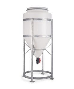 Conical Fermentation Tank - Lid and Tap - 350L - ColT350