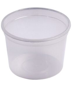90ml Take Away Containers - Tub Only - Clear - Pack of 1000