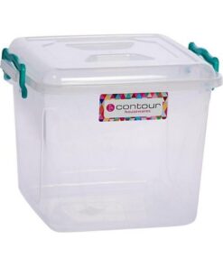 8.5L Storage Box - Mobile - Clip and Lock - Colour Options - Pack of 5