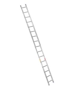 Single Aluminium Ladder - Lean-to Ladder - 16 Steps - 4.9m