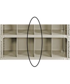 Bolted Shelving Steel Shelf Divider - Uni-Angle - Painted - 34.0 x 38.1 cm