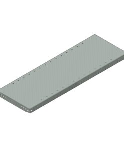 Bolted Shelving Steel Shelf - Uni-Angle - Galvanised - 91.4 x 38.1 cm