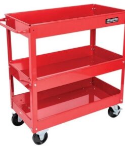 Senator Tool Tray Trolley - Steel - 136kg Load Capacity - 3 Tiers - 73.7 x 38.3 x 66.3 cm