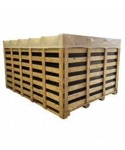 Slatted Wooden Crate - 4 Way Entry - 120 x 100 x 100cm