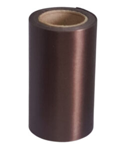 SFS Brown Satin Ribbon -100mm x 10m