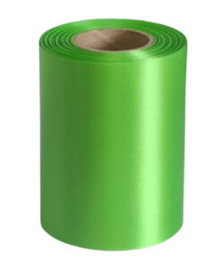 SFS Lime Green Satin Ribbon -100mm x 25m