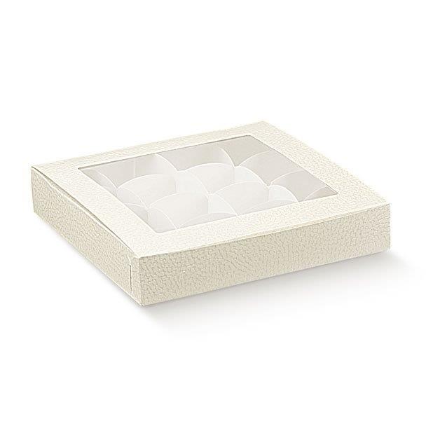 Petit four box with insert 160 x 160 x 30mm
