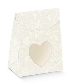 Lace – Satchel With Heart 60 x 35 x 80mm