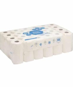 1Ply Virgin Toilet Paper – 48 Rolls (500 Sheets)
