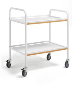 2 Tier Tea/Food Trolley Epoxy Coated