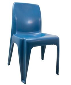 Carlow Plastic Chair- Blue
