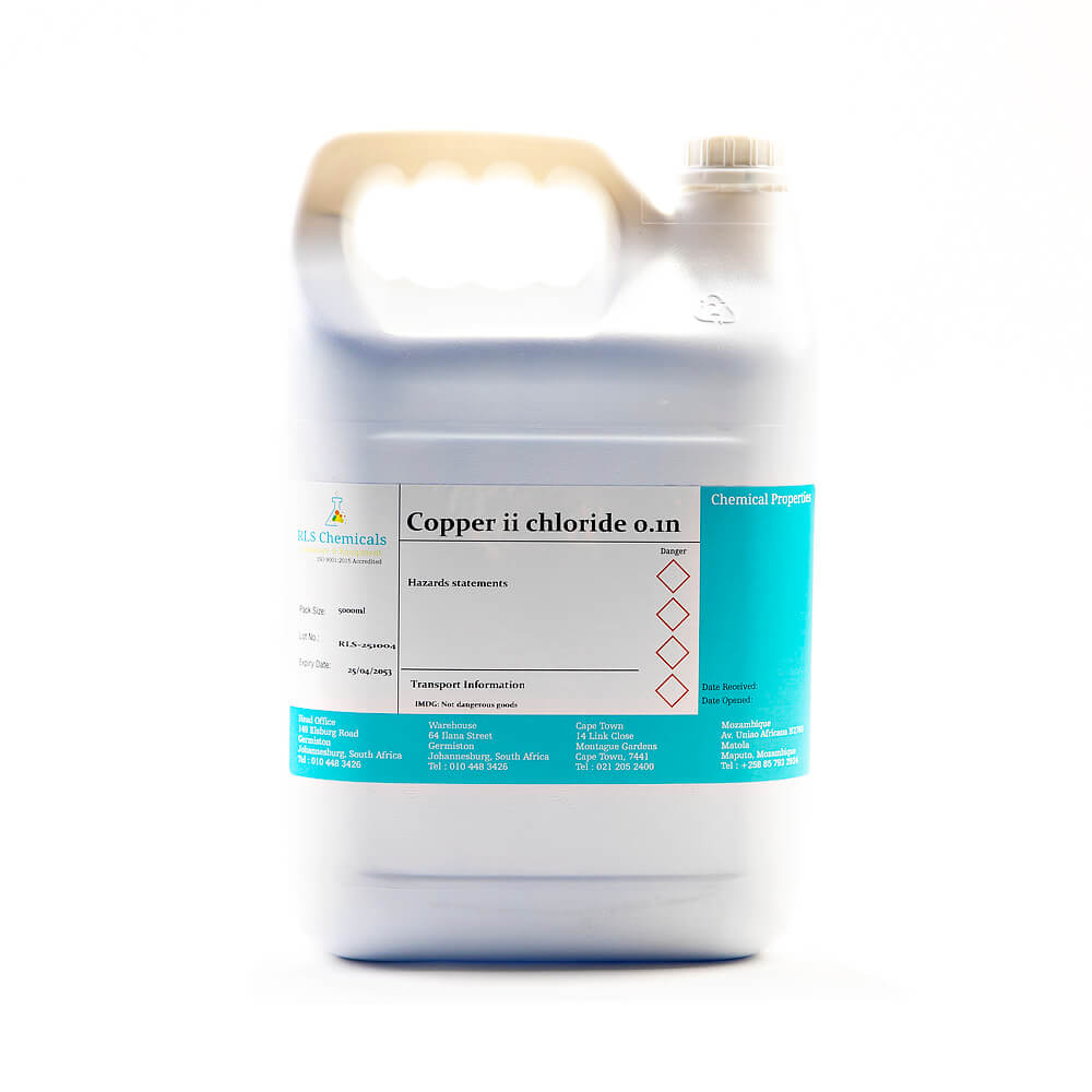 Copper ii chloride 0.1n – 5000ml