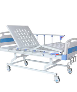Three Crank Abs Hospital Bed With 4 Section 10cm Eggbox Mattress