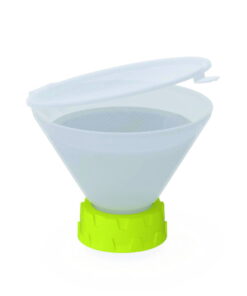 Bohlender b.safe Funnel 130 S 65 – Ø 130 mm, White, Static‑Dissipative PE‑EX Option