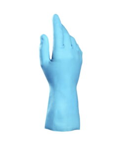MAPA Latex Gloves Vital 117 Size 7 Blue Inside Velouris