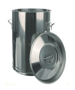 BOCHEM Container 75 L Without Lid 600 x 400 mm, 18/8 Steel Lid No: 8356