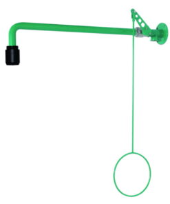 B-Safety Body Shower ClassicLine on Finery, Wall Flange Length 625 mm, Special Showering Head