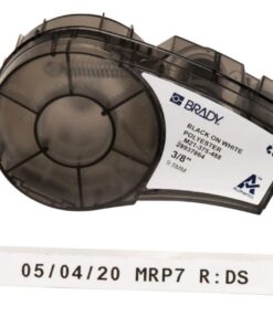 Brady High Performance Labels, White Polyester B-488, M21-375-488 9.53 mm x 6.4 m Roll