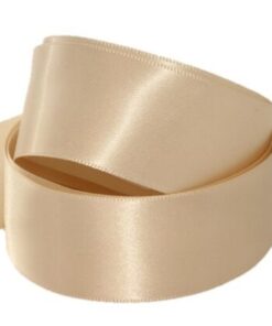 DFS Oyster Dark Cream (15mm) Satin Ribbon