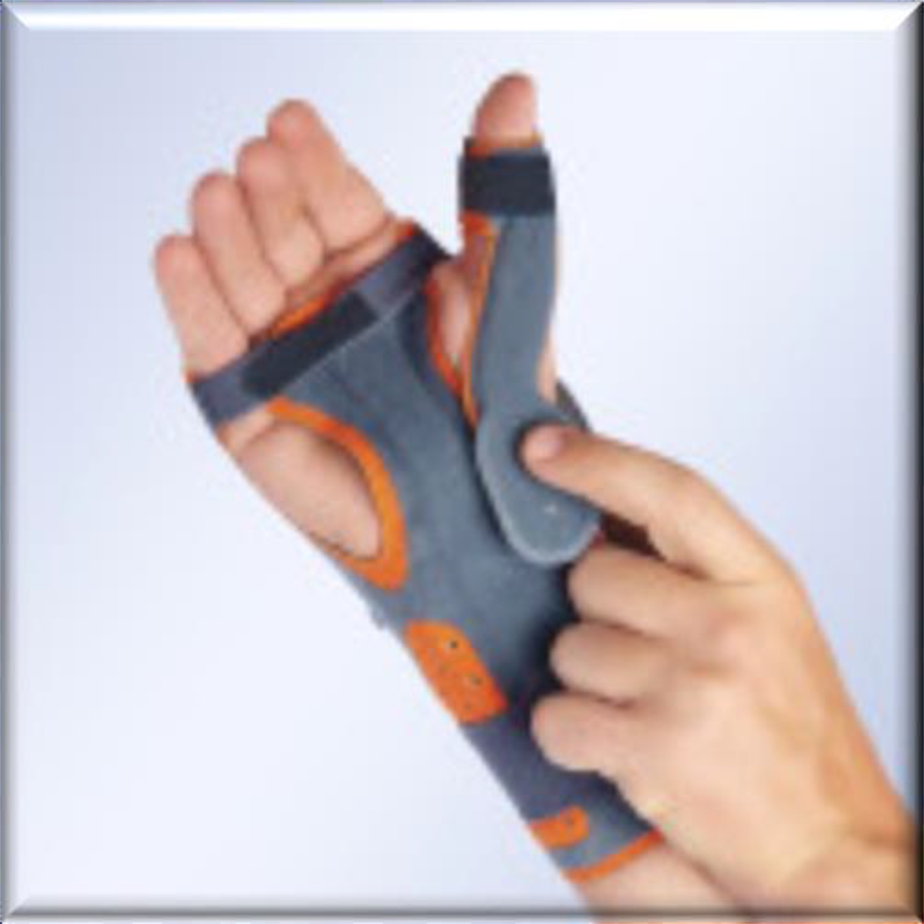 Universal Bilateral Wrist and Thumb Brace with Palm splint Ambidextrous – Size 1 Grey
