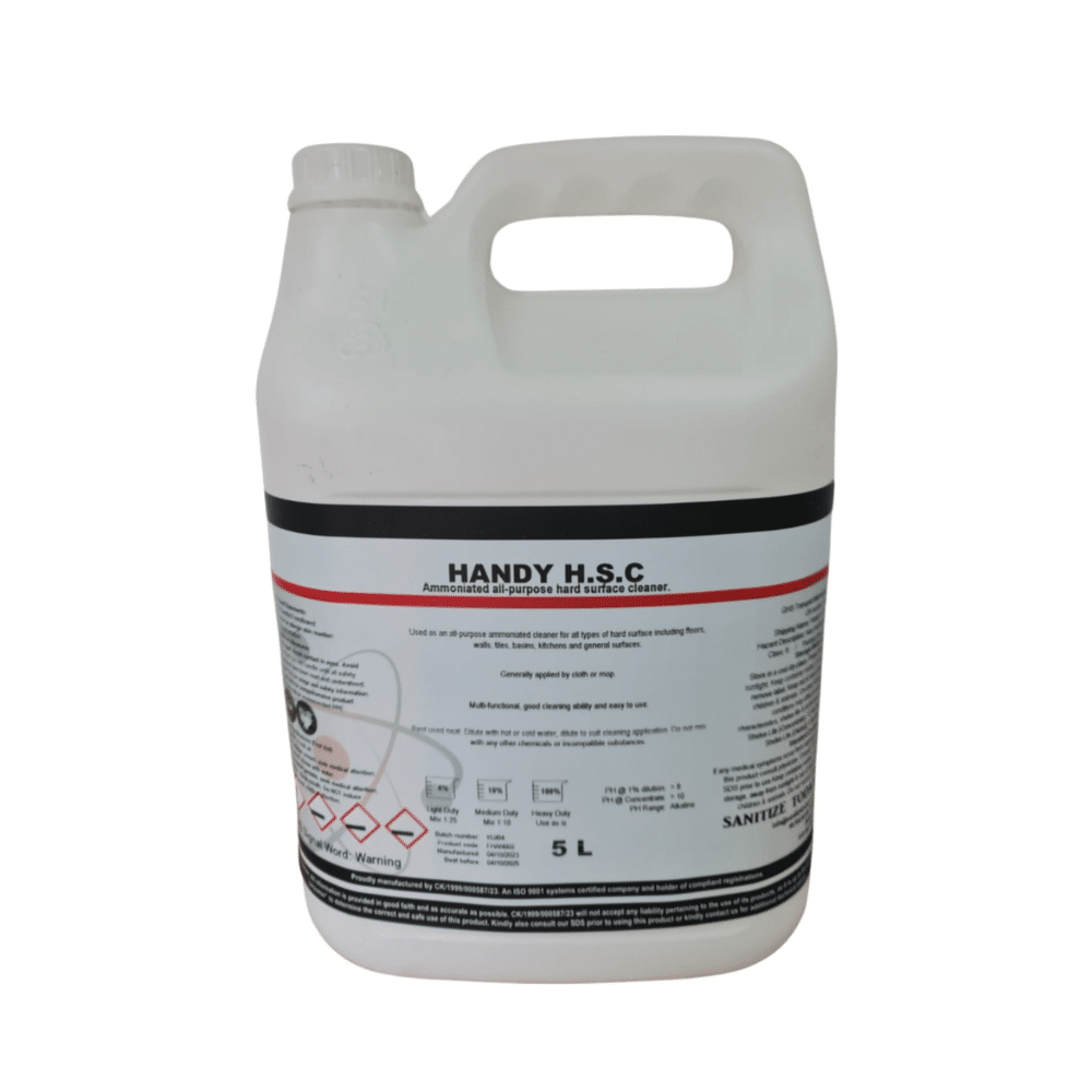 Handy Cleaner Ammoniated All Purpose Cleaner 5L