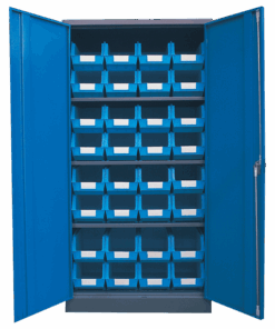 Blue – Linbin ® Storage Bin Cabinet Kit 2