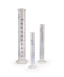 Measuring Cylinders, Glass, Spouted, 1000 ml
