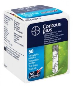 Contour Plus Blood Glucose Strips 50s
