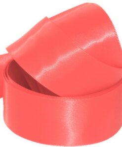 DFS Coral (7mm) Satin Ribbon