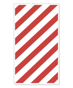 Chevron Fire Extinguisher Backing Board