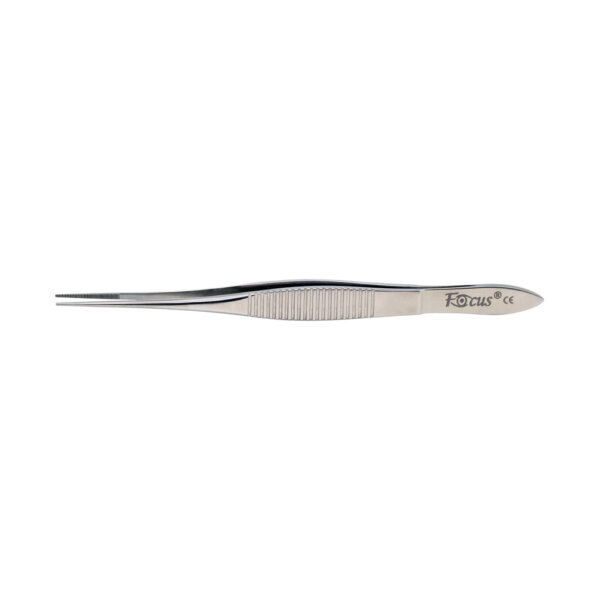 Forceps 200mm, Straight Tip 18/10 steel