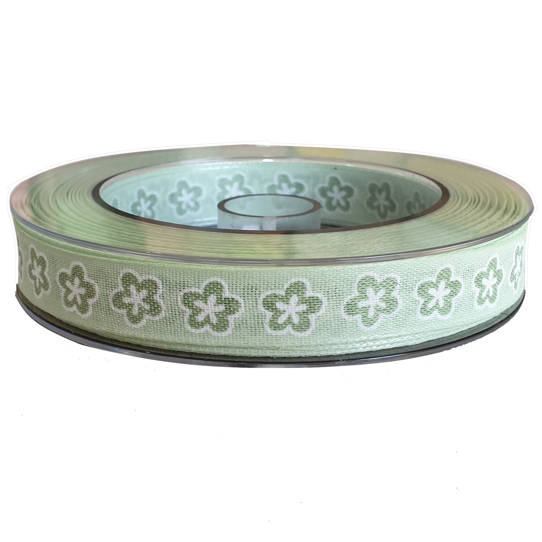 Pretty Summer Ribbon – Light Green 15mm
