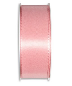 Rose Pink Taffeta Ribbon 25mm x 50m roll