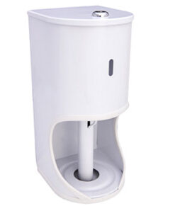 Toilet Roll Holder TR3 – White steel