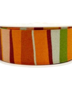 Ribbon – Stripes Browns 38mm x 15m rolls