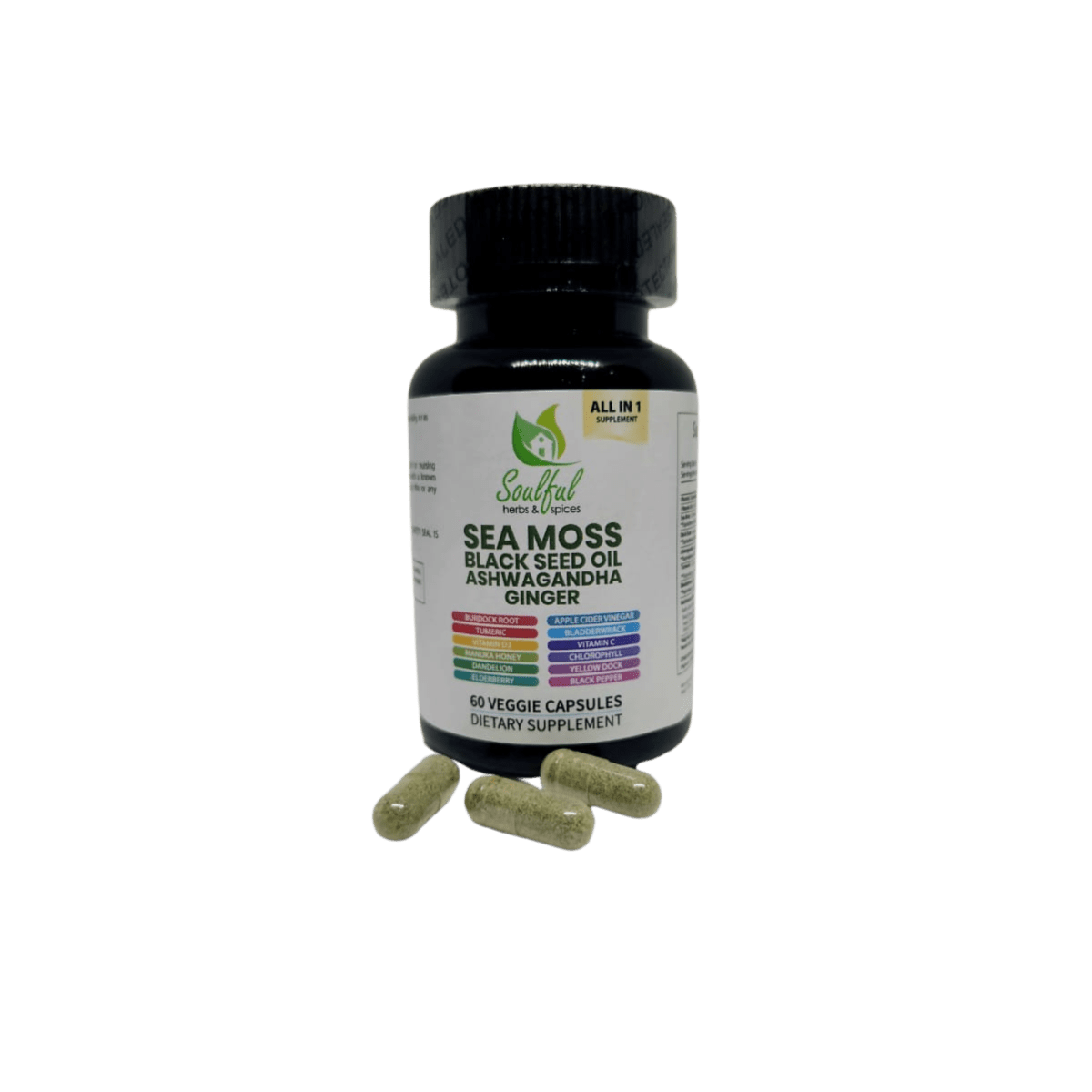 Sea Moss Allin1 supplement (60 veggie capsules)
