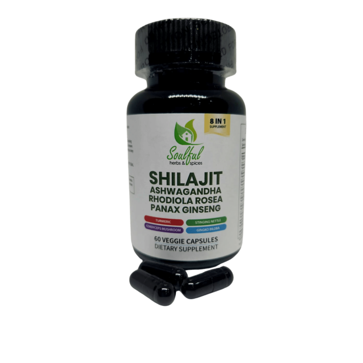 Shilajit 8in1 supplement (60 veggie capsules)