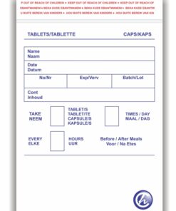 Tablet dispensing bags 1000s