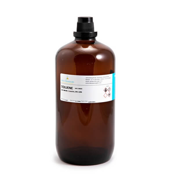 Toluene AR Glass Bottle – 2,5l