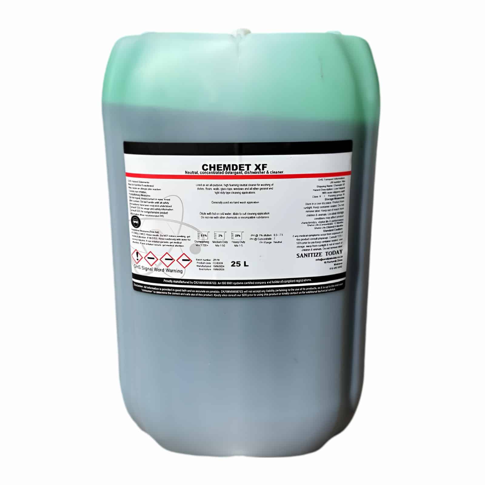 Chemdet XF Detergent, Dishwasher and Cleaner 25L