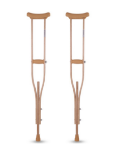 Wooden Underarm Crutches Large – 1 Pair