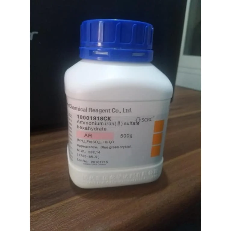 Ammonium Ferrous Sulphate Fe(NH4)2(SO4)2.6H2O
