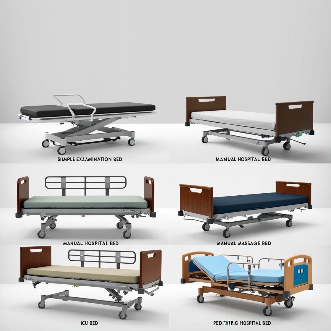 Medical evaluation bed