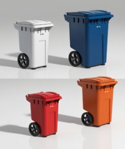 140ltr wheelie bin