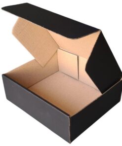 Black Gift Shipper Box – Medium 220mm x 180mm x 75mm