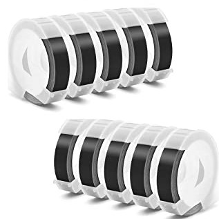 Label Maker – Tape Black (box of 10 rolls)
