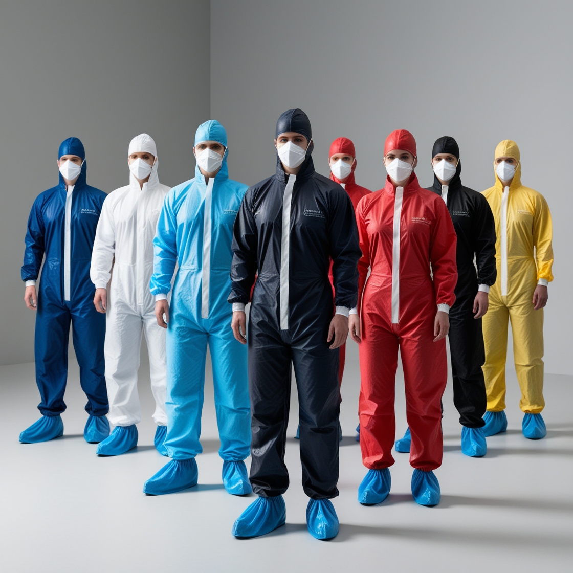 Disposable Coveralls blue medium
