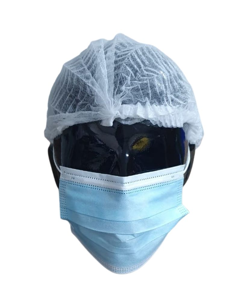 Mop Caps 21″ Double Stitch White