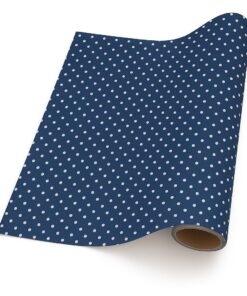 Spot – Blue Navy with White (5m x 50cm)