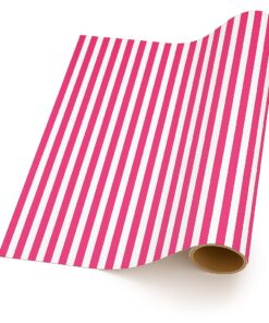 Thin Stripe – Cerise Pink & White (5m x 50cm)